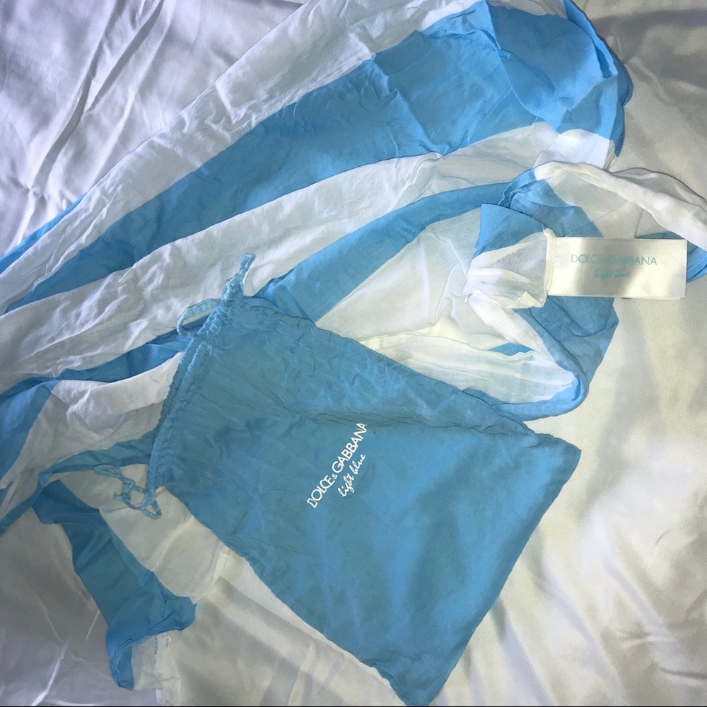 Dolce & Gabbara Light Blue Sarong